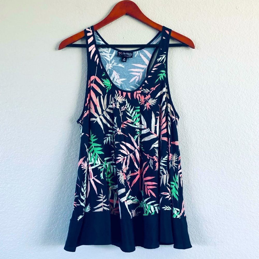 The Webster Miami At Target Botanical Flowy Top M